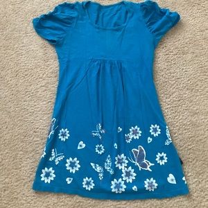 Cute blue lounge top