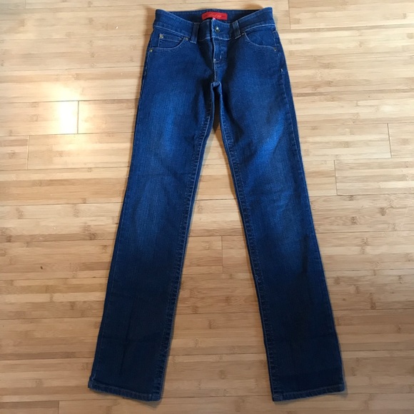 NWOT level 99 dark rinse straight leg jeans - Picture 4 of 7