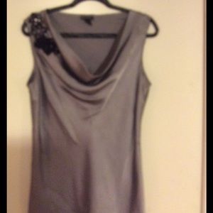 Grey embellished sequined blouse