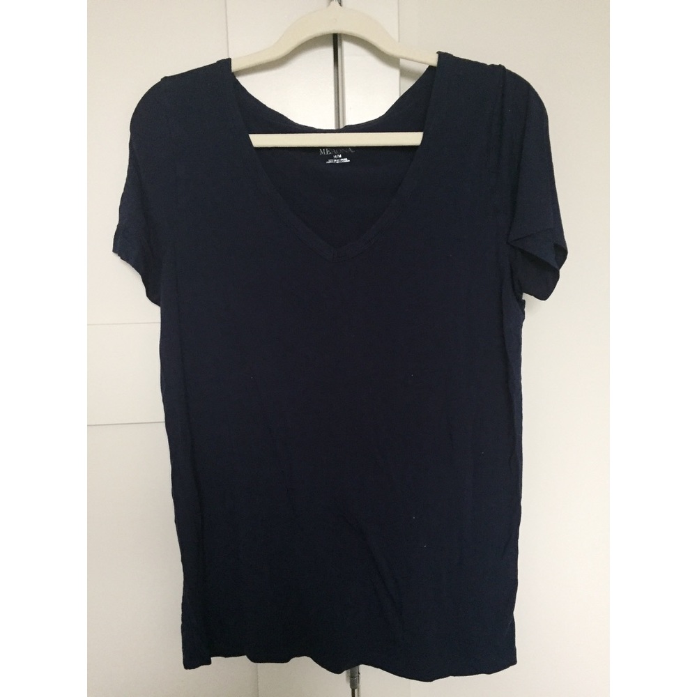 Navy Blue V-Neck