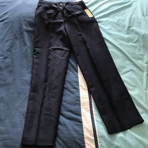 Cubavera navy linen pants