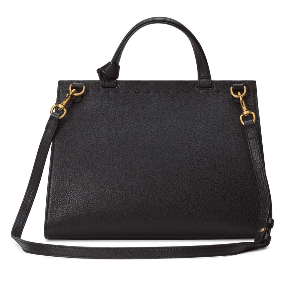 💯💝💖GUCCI Calfskin Leather GG Marmont Handle Bag - Picture 6 of 8