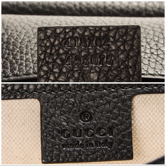 💯💝💖GUCCI Calfskin Leather GG Marmont Handle Bag - Picture 5 of 8