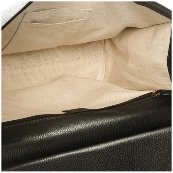 💯💝💖GUCCI Calfskin Leather GG Marmont Handle Bag - Picture 7 of 8