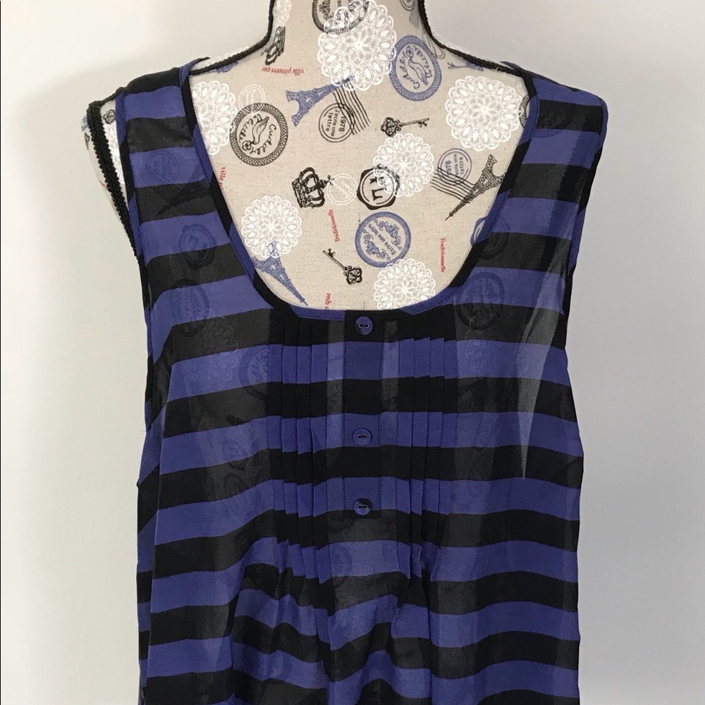 Torrid sheer tank blouse