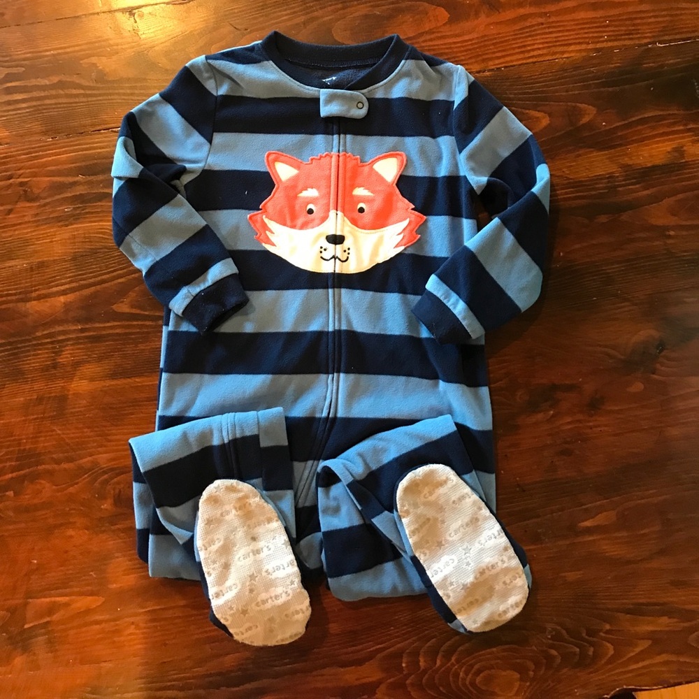 Fox footed pj's