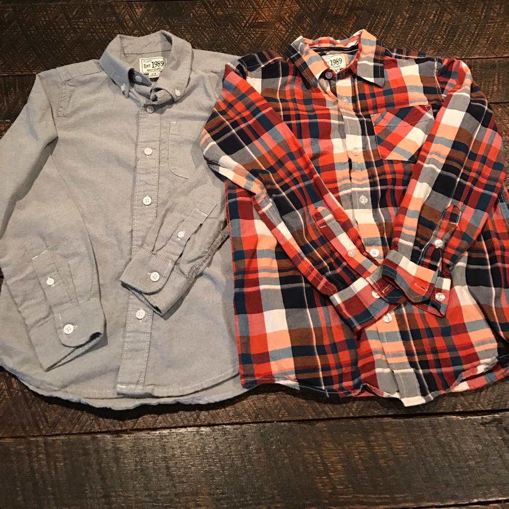 Boys Button Up Shirt Bundle!