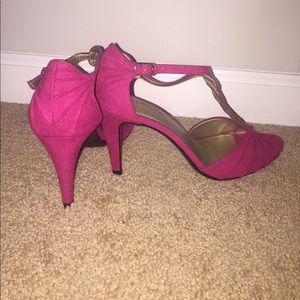 Fushcia Kelly&Katie heels