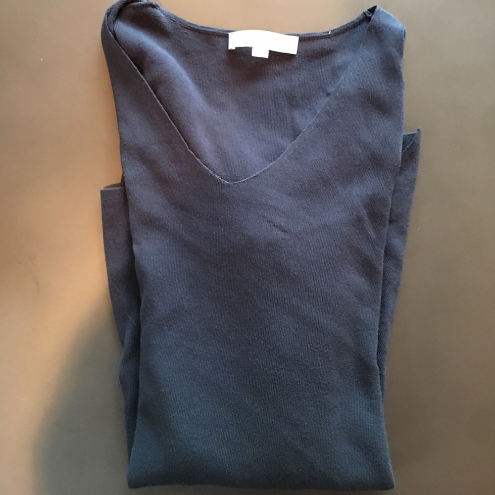 Loft NWOT DARK grey sweater