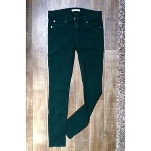 🌲7 for all mankind forest green jeggings 🌲