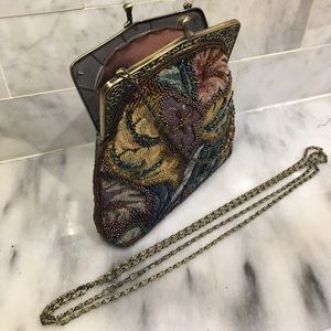 NWOT Carlo Fellini Vintage Inspired Evening Bag