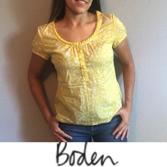 boden yellow top