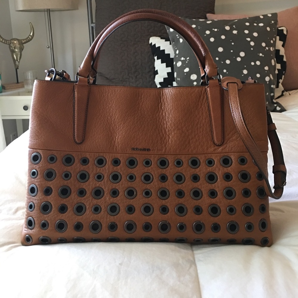 Coach Grommet Borough Satchel
