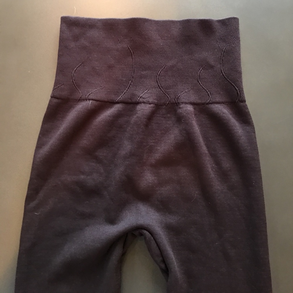 Brown thick leggings