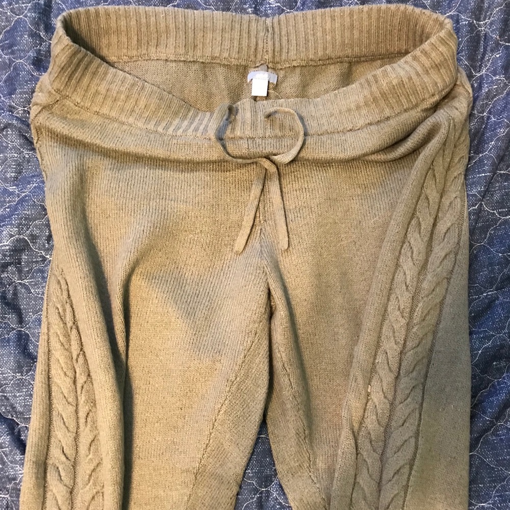 aerie knit joggers