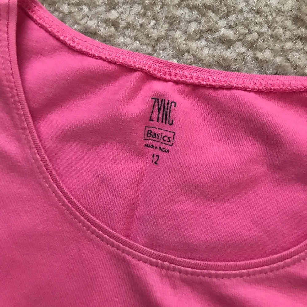 Pink Solid Top - image 2