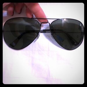 Black Polarized Ray Ban Aviators