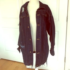 Deep blue denim jacket