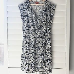 Tommy Bahama Relax Drawstring Print Dress