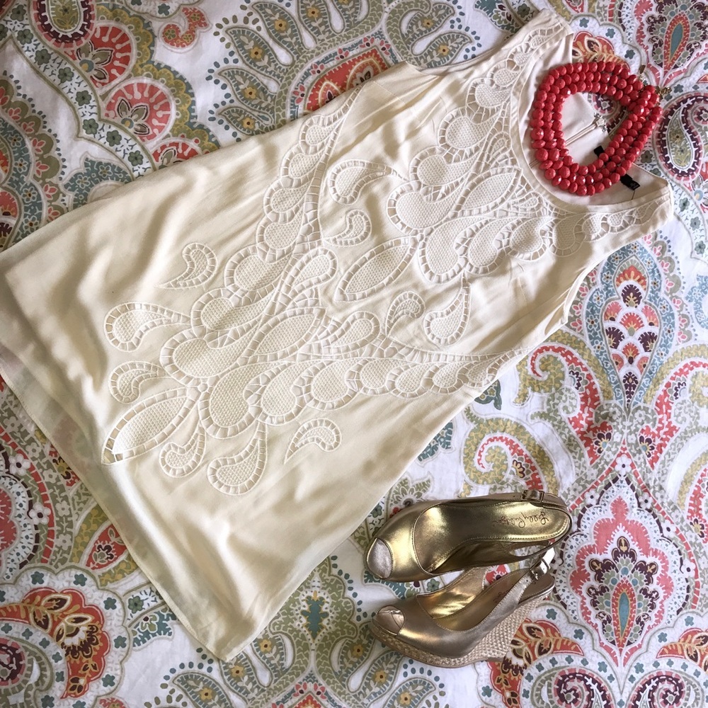 Cream Mini Dress