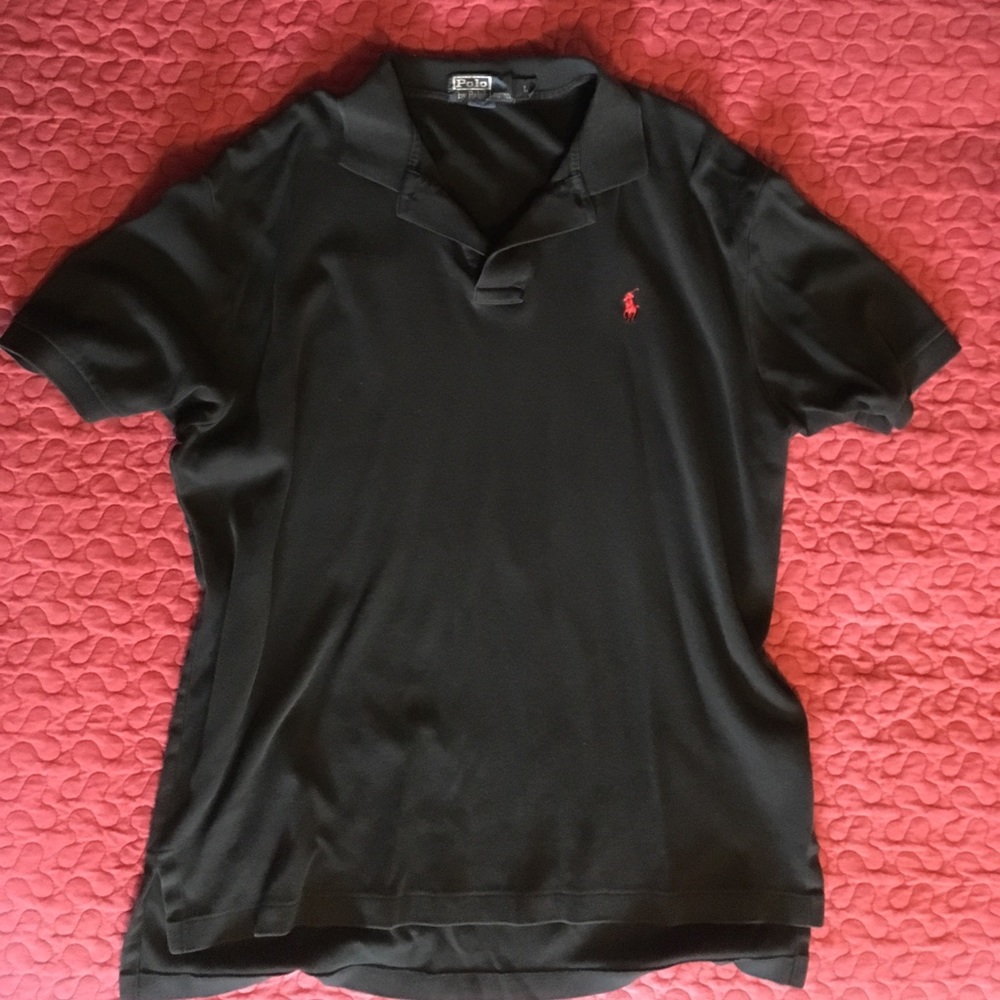 Polo by Ralph Lauren black polo size L