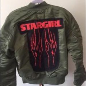 The Weeknd Stargirl Pop Up Bomber Jacket