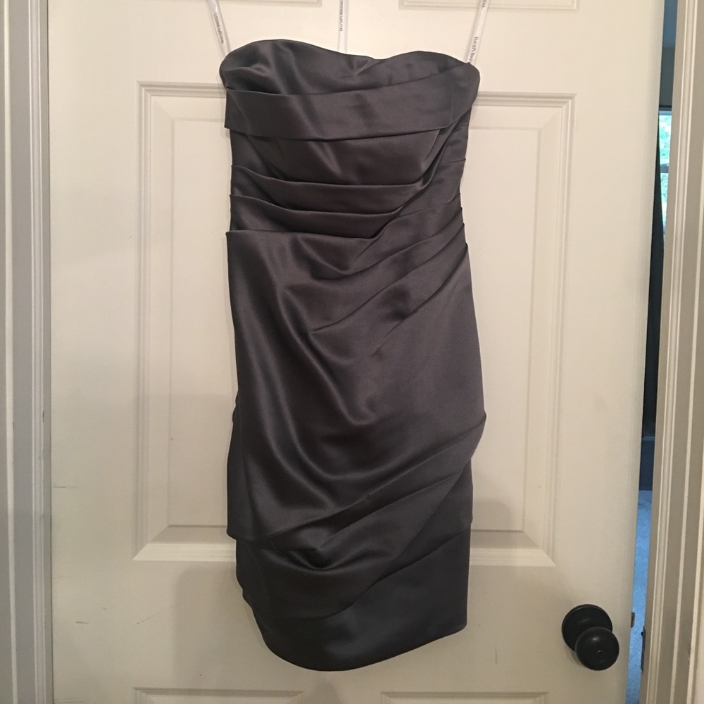 Pewter Bridesmaid Dress