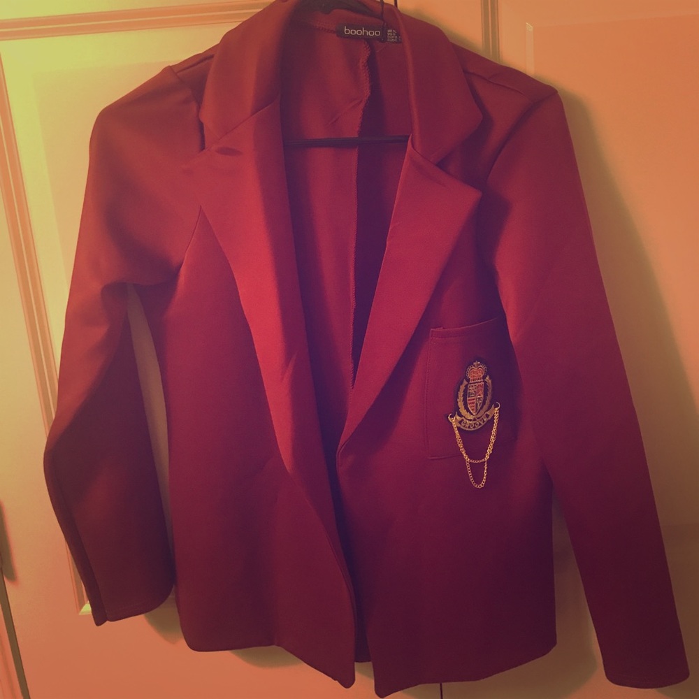 Red jacket ..