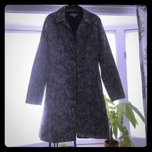 New York and Company snake print jacket SZ M