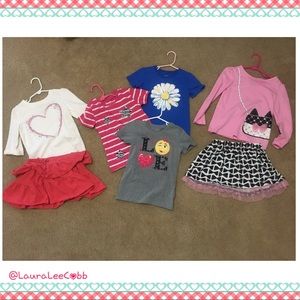 7 pc GIRLS CLOTHING size 4-5