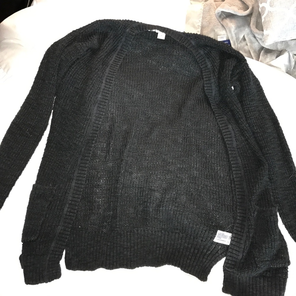 Black cardigan