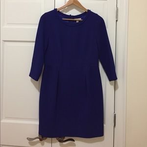 J Crew royal blue dress size 6.