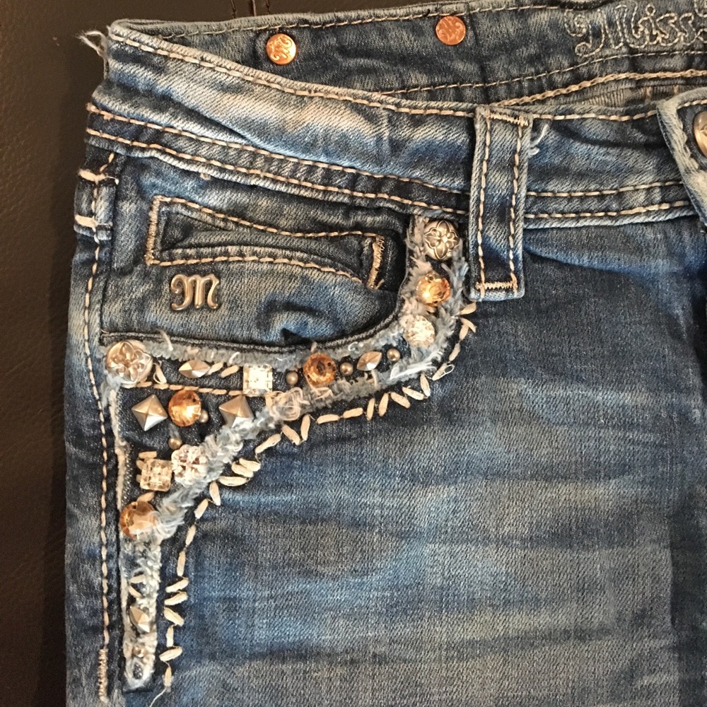 MissMe Crop Jeans - Picture 3 of 4