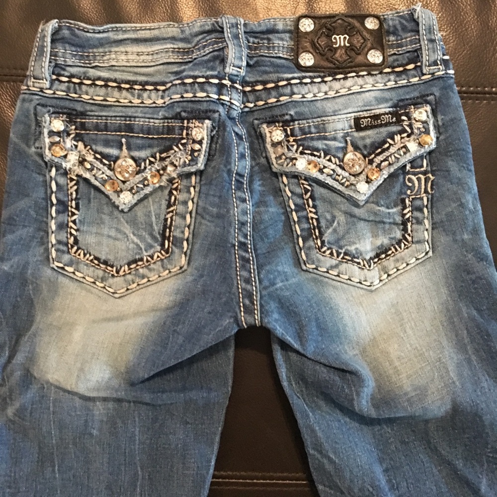 MissMe Crop Jeans - Picture 4 of 4