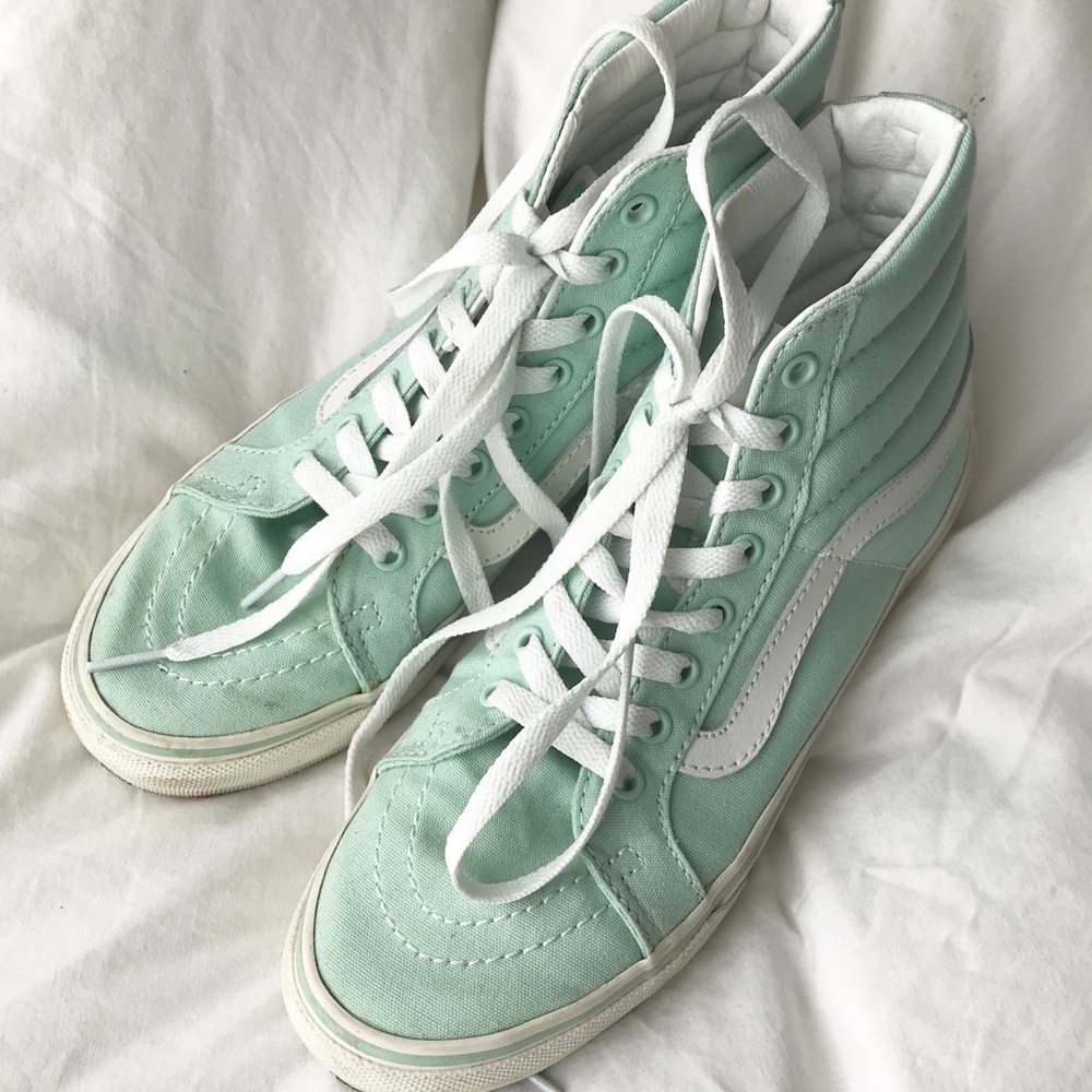 Mint Hightop Vans ✨