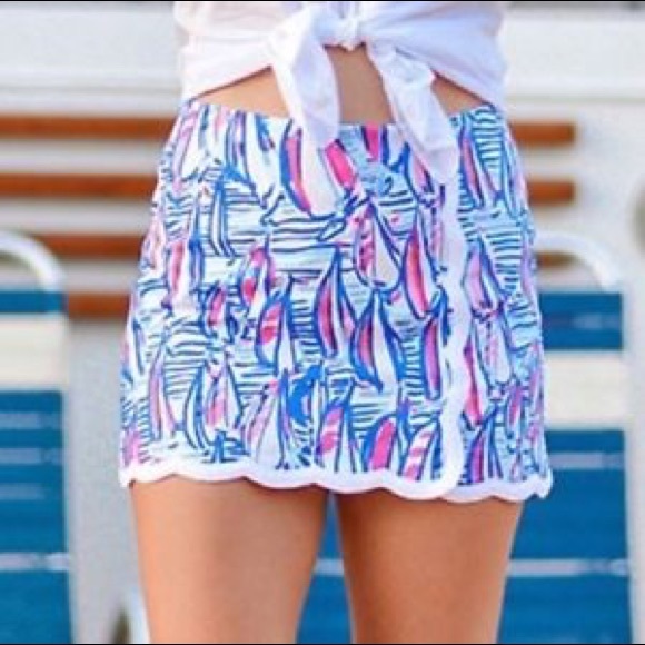 Lilly Pulitzer Pants - Lilly Pulitzer Red Right Return Skort
