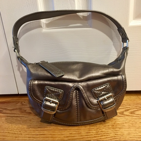 Michael Kors shoulder bag metallic grey - Picture 2 of 8