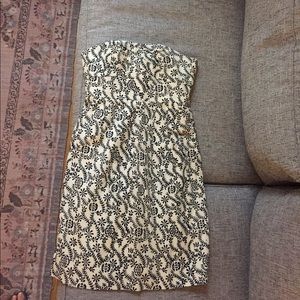 J Crew strapless dress size 4