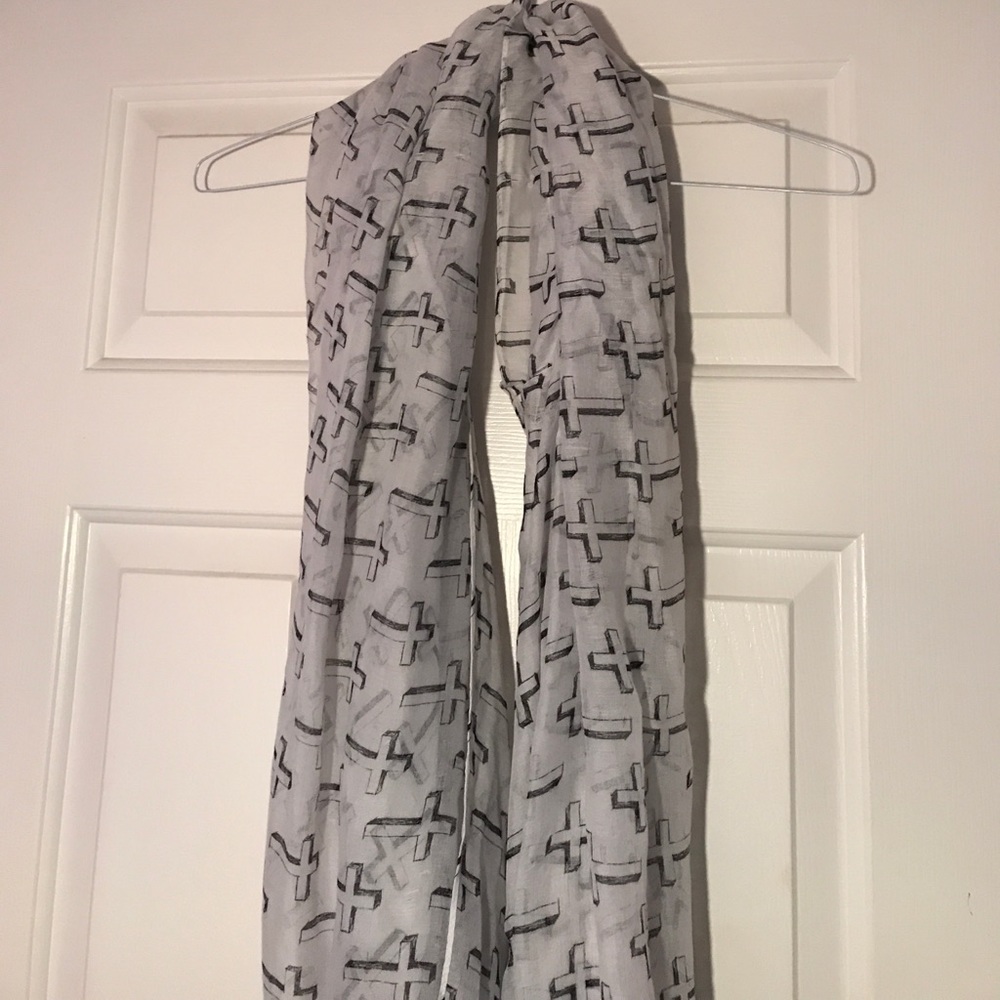 Long Cross Infinity Scarf