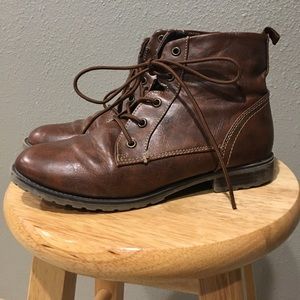 Brow Combat Boots