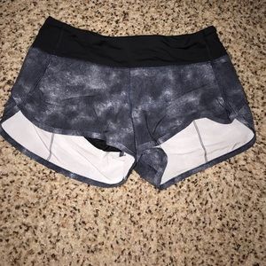 Lululemon speed shorts
