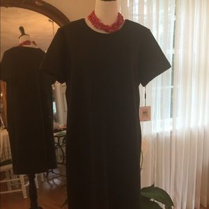 Calvin Klein black short sleeve dress