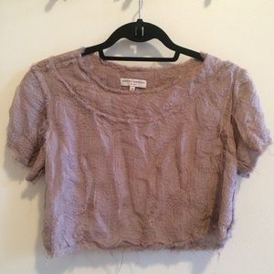 Opening Ceremony Texture Crop Blouse