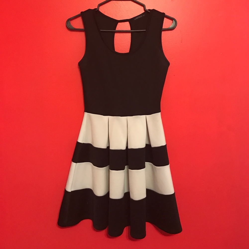 Black and white Vintage Shop Dress