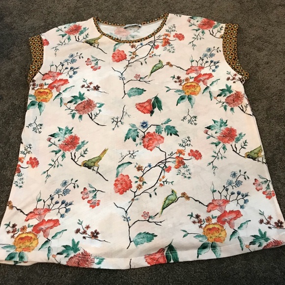 ❌SOLD❌ 
ZARA collection printed top size M - Picture 1 of 6