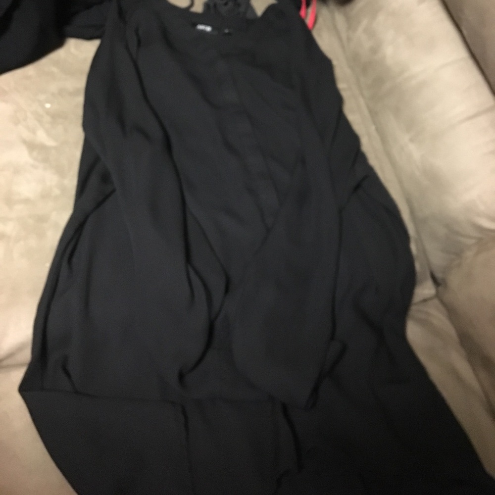 Black long sleeve blouse