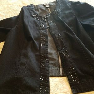 Jeweled Denim Jacket