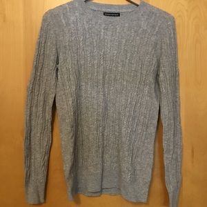 Grey pullover sweater