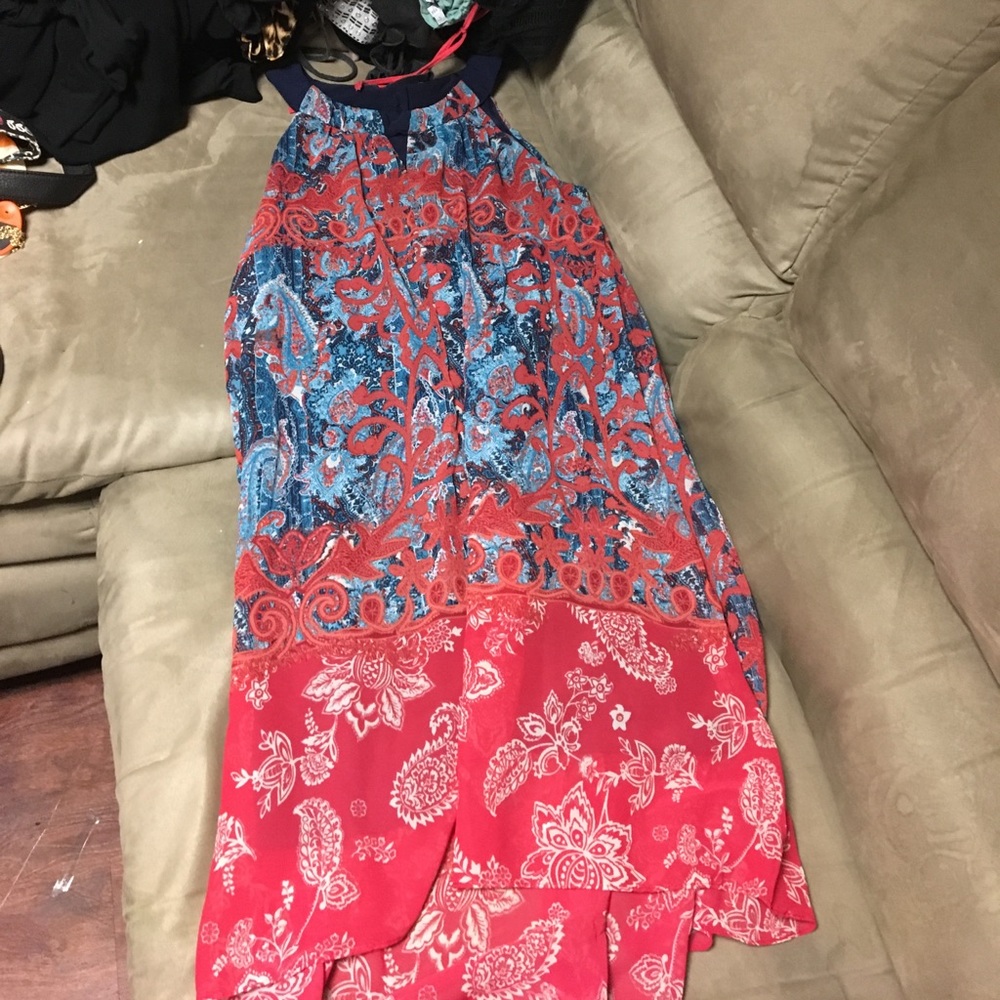 Red white and blue dress