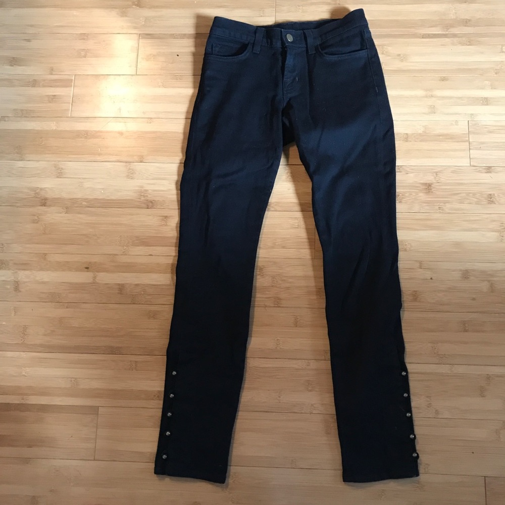 J Brand Studded Ankle Crop Jeans